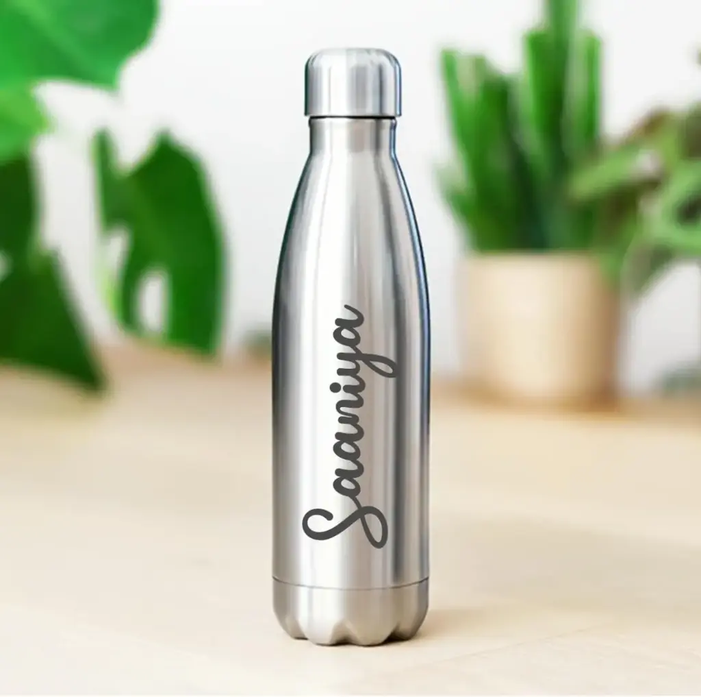 Stainless Steel Personalised Bottle with Name