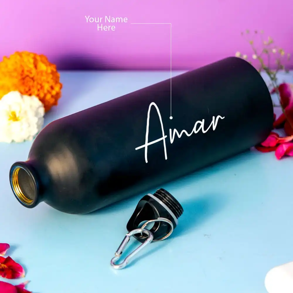 Customised Name Engraved Sipper Bottle