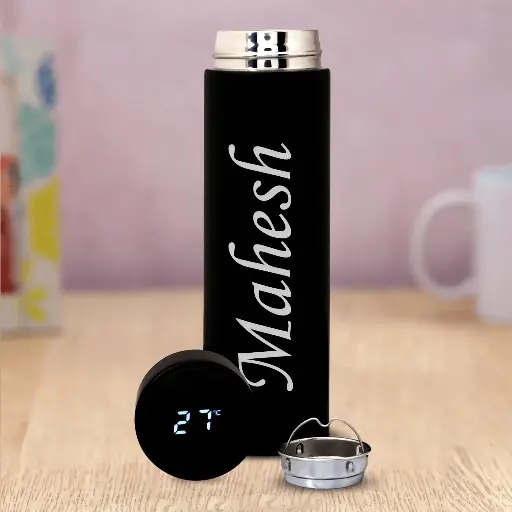 Customised Temperature Water Bottle With  Display