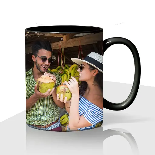 Elegant Black Mug  for Unique Personal Touch