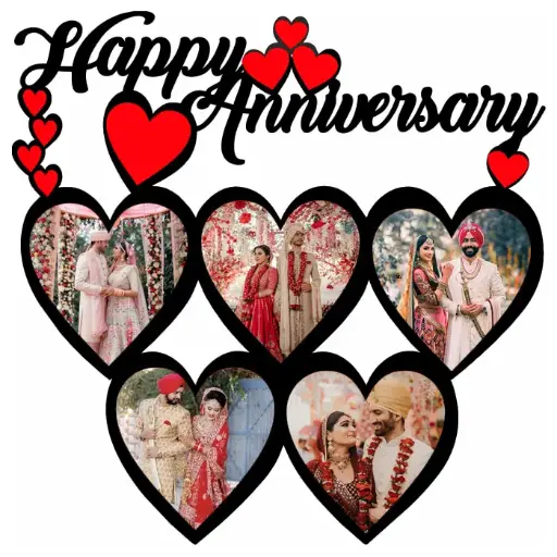 Personalized Wooden Birthday Collage Frame for Lasting Memories