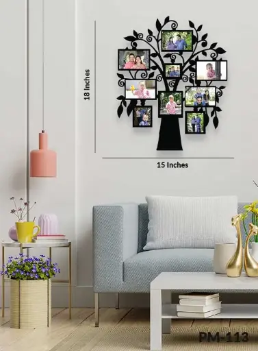 Roots of Love, Personalized Wooden Family Tree Frame