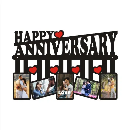 Personalised Anniversary Collage Photo Frame