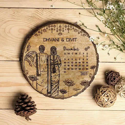 Eternal Bond, Custom Wooden Plank with Wedding Date