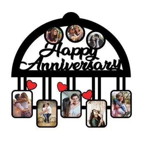Happy Anniversary Handmade Collage Photo Frame